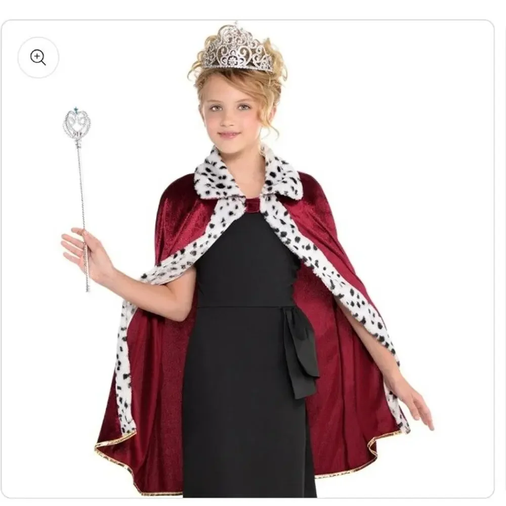 Unisex Kids' King Cape costume (Cape Only)